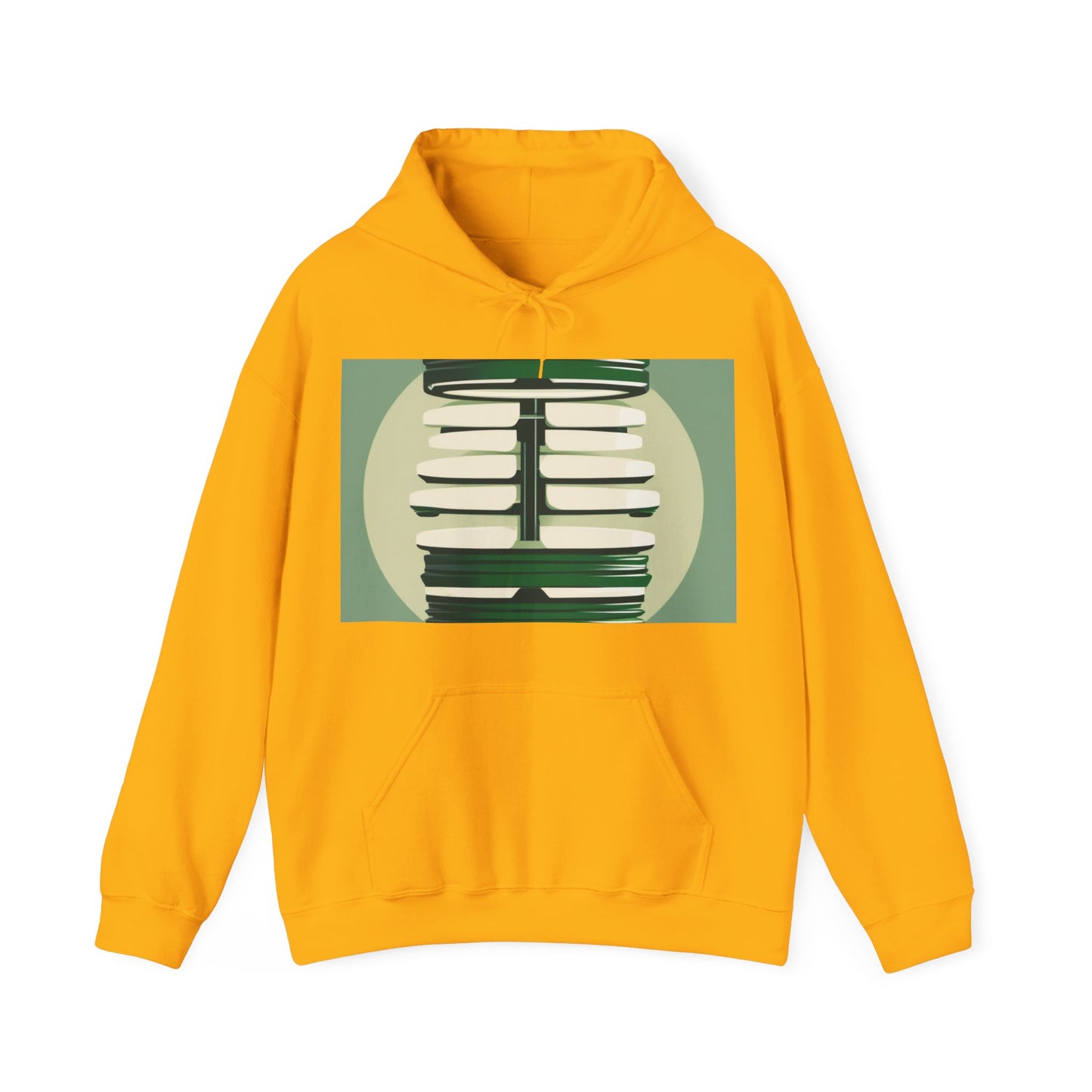 boostlete-recovery-progress-icon-barbell-glitch-vector-1746 — Unisex Heavy Blend Hoodie (G18500)