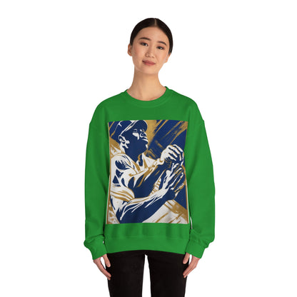 boostlete-pr-season-scene-athlete-high-industrial-0160 — Unisex Heavy Blend Crewneck Sweatshirt (Gildan)