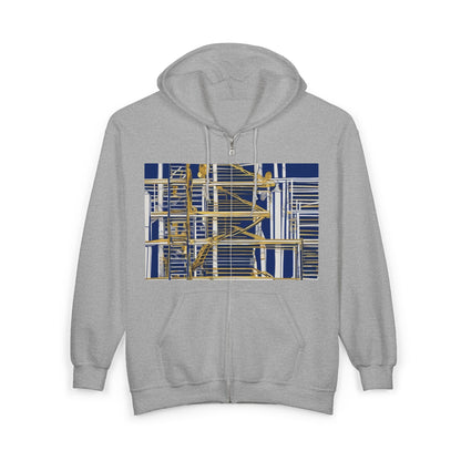 boostlete-rise-grind-icon-ladder-high-engraved-0238 — Unisex Heavy Blend Full-Zip Hooded Sweatshirt