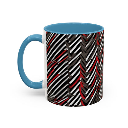 boostlete-field-day-pattern-diagonal-paper-0287 — Accent Mug 11oz/15oz