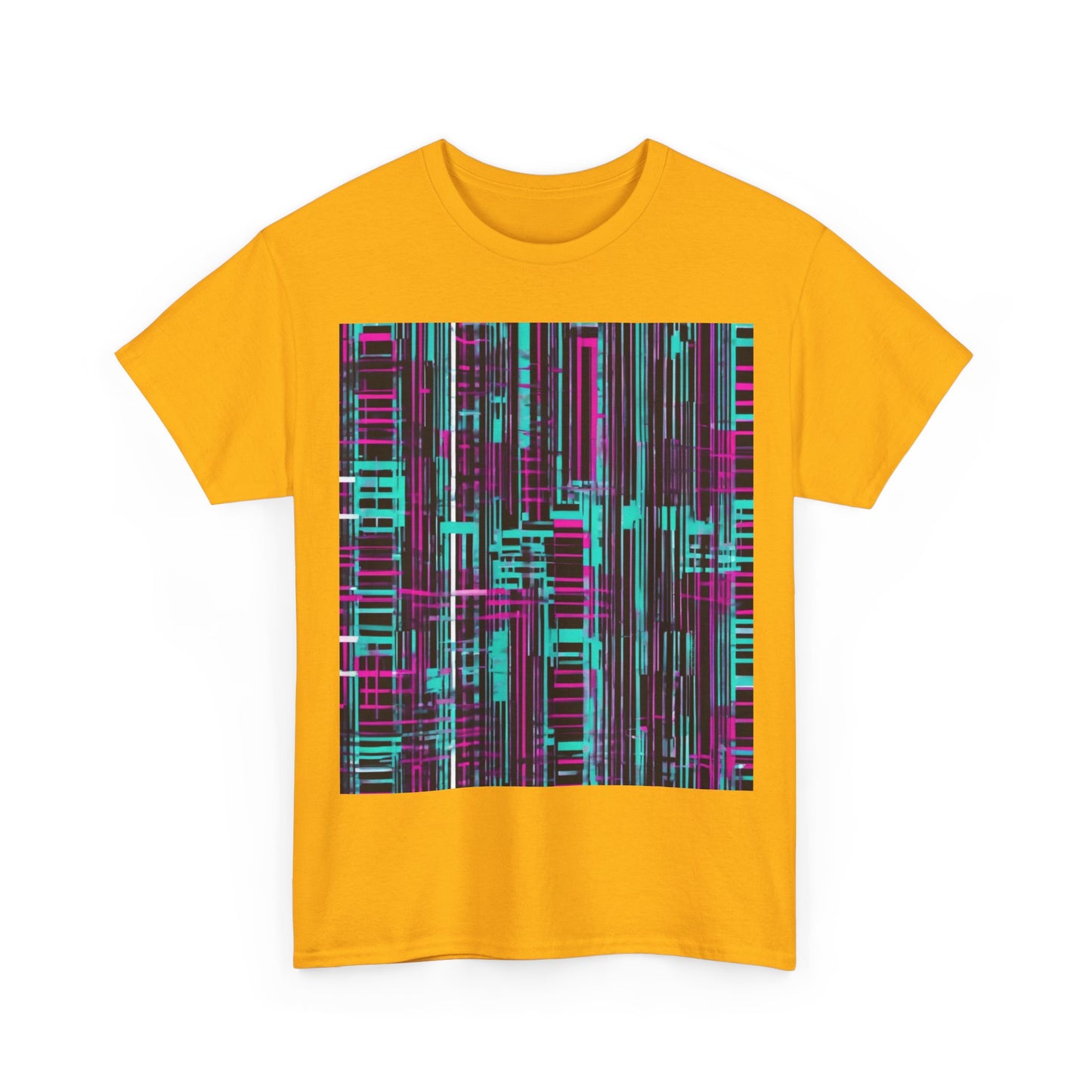 boostlete-field-day-pattern-barcode-retro-0275 — Unisex Heavy Cotton Tee (Gildan 5000)