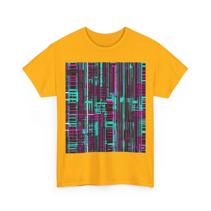 boostlete-field-day-pattern-barcode-retro-0275 — Unisex Heavy Cotton Tee (Gildan 5000)