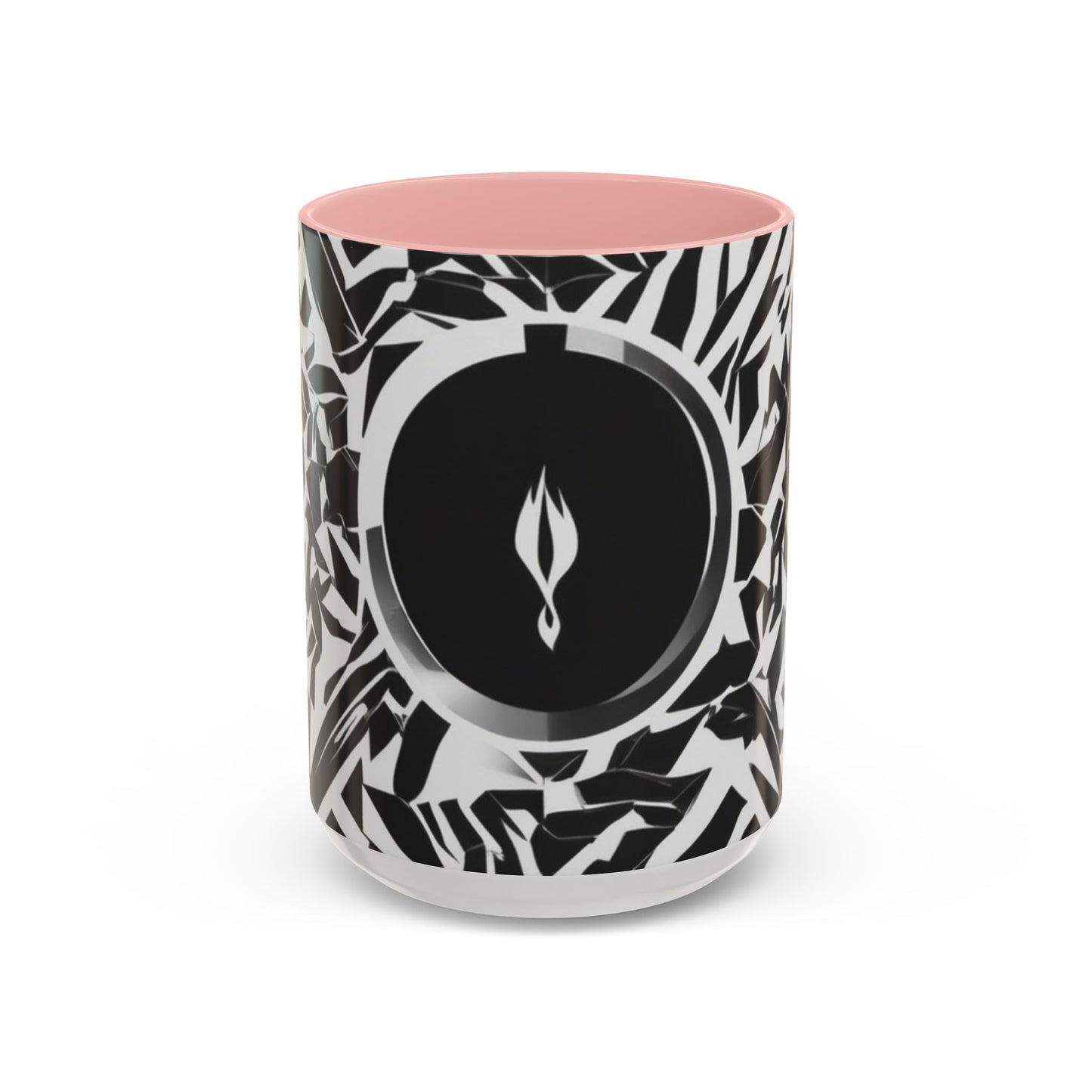 boostlete-am-crew-icon-flame-matte-geometric-0286 — Accent Mug 11oz/15oz