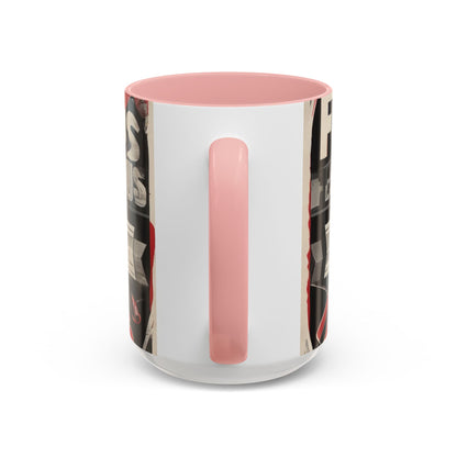 boostlete-mile-by-mile-type-focus-over-feelings-split-retro-0841 — Accent Mug 11/15oz