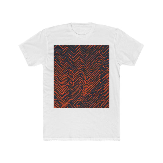 boostlete-field-day-pattern-ekg-modern-0087 — Unisex Cotton Crew Tee (NL 3600)