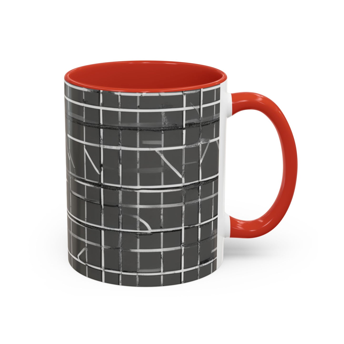 boostlete-rise-grind-pattern-plate-number-monoline-0291 — Accent Mug 11/15oz