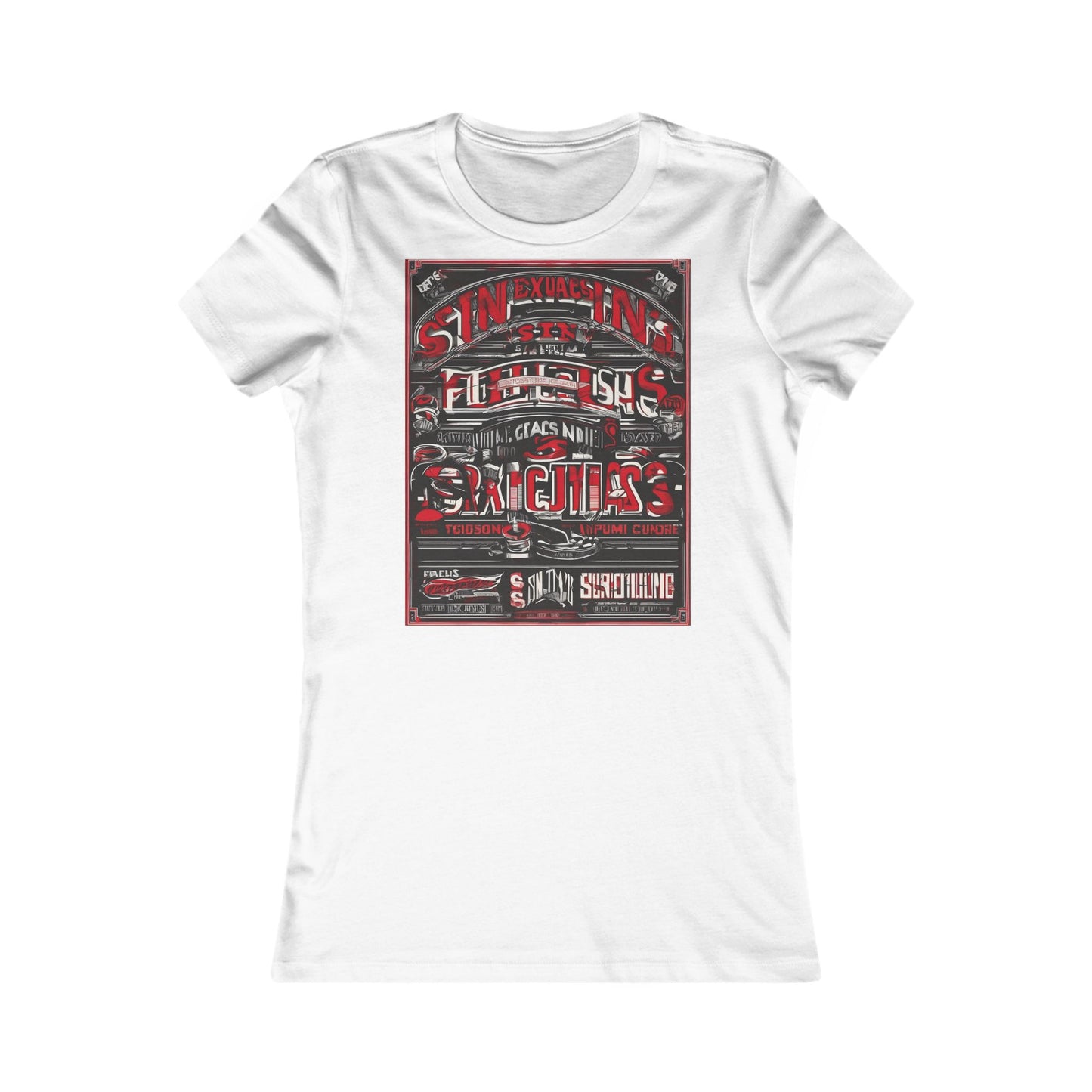 boostlete-iron-intent-type-sin-excusas-arc-retro-0157 — Women's Favorite Tee (B+C 6004)