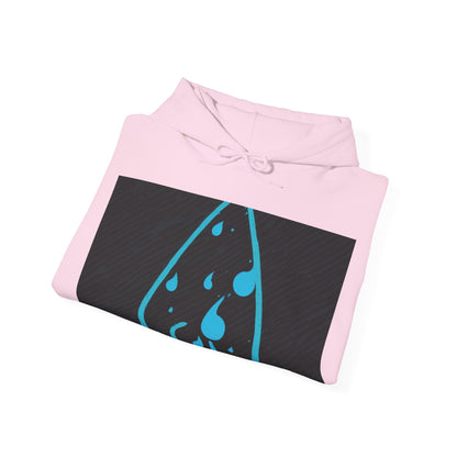 boostlete-iron-intent-icon-water-grainy-vector-0762 — Unisex Heavy Blend Hoodie (G18500)