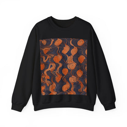 boostlete-iron-intent-pattern-topographic-engraved-0019 — Unisex Heavy Blend Crewneck Sweatshirt (Gildan)