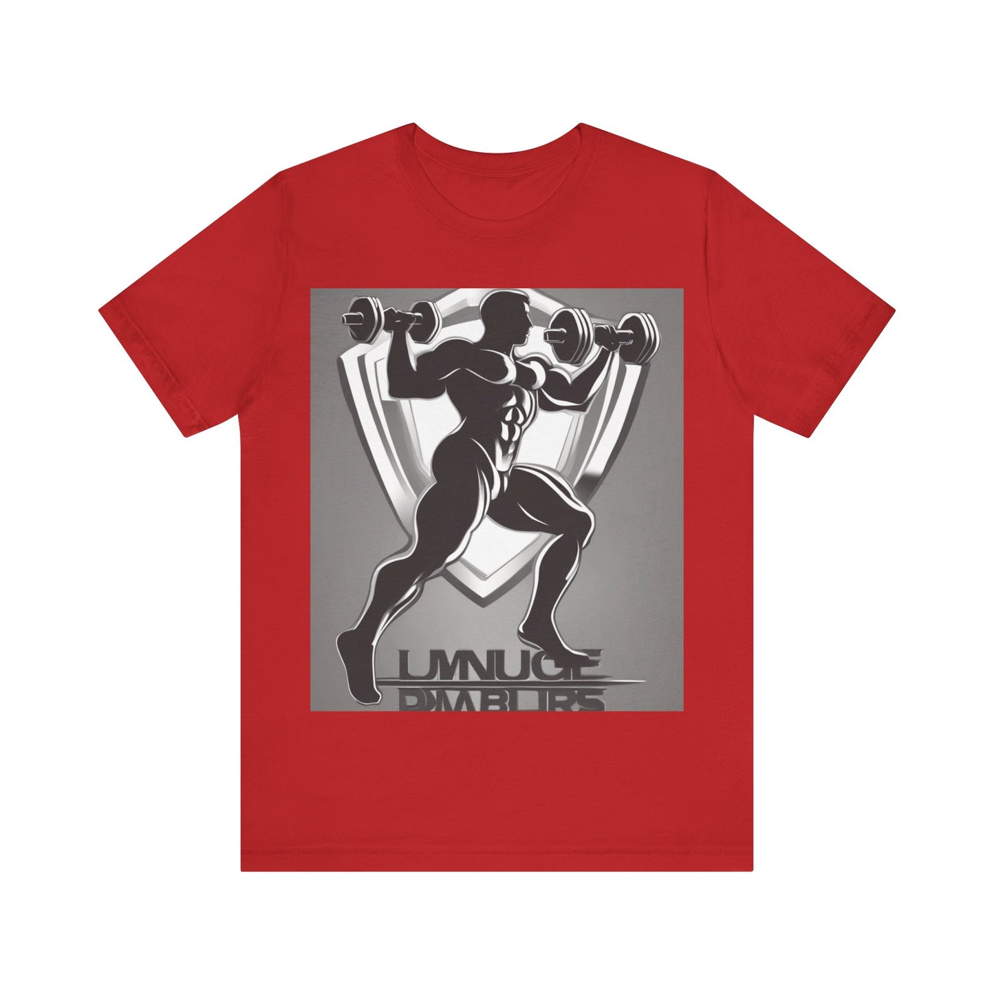 boostlete-mile-by-mile-scene-lunge-3d-athletic-0020 — Unisex Jersey Short Sleeve (B+C 3001)