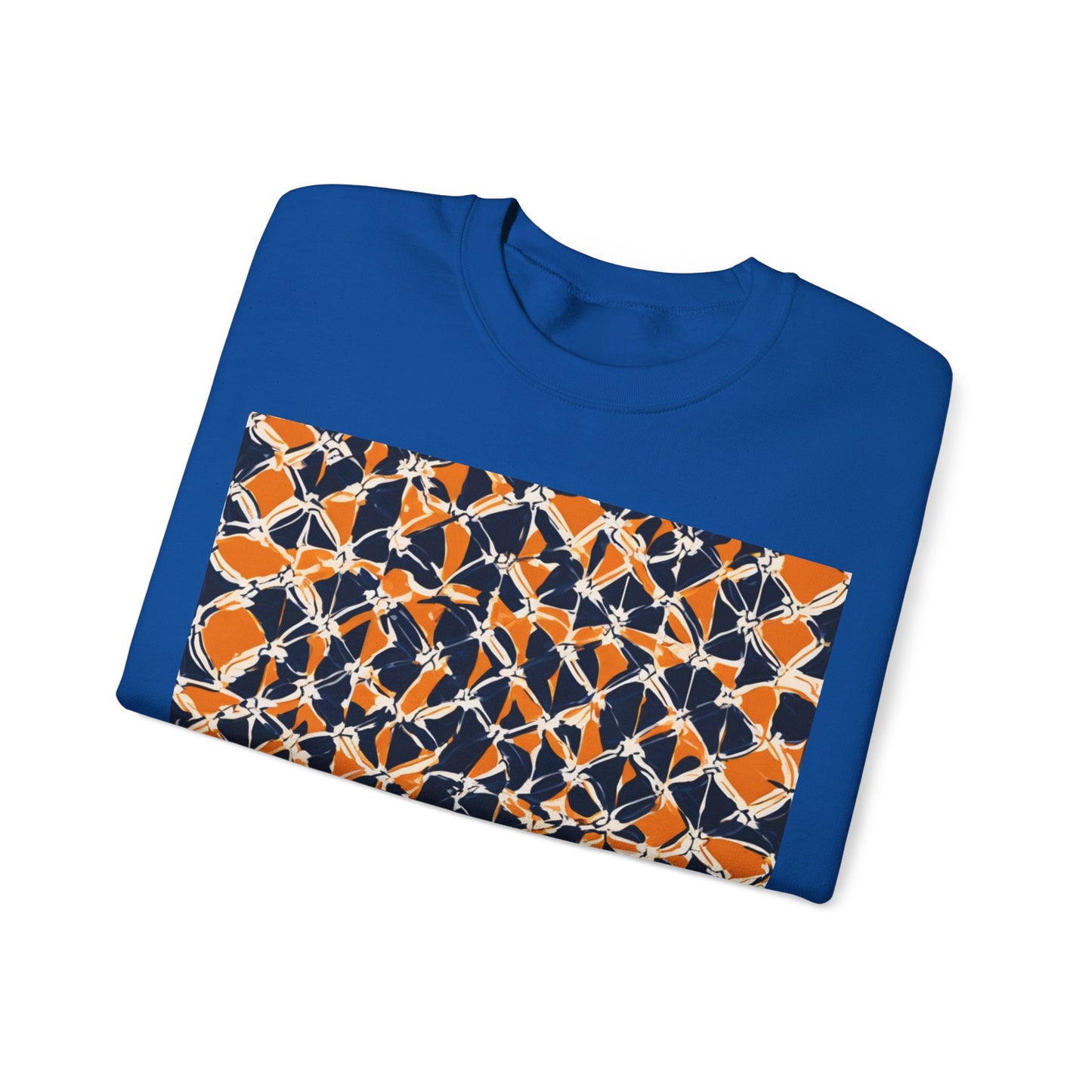 boostlete-headspace-pattern-plate-number-badge-0387 — Unisex Heavy Blend Crewneck (G18000)