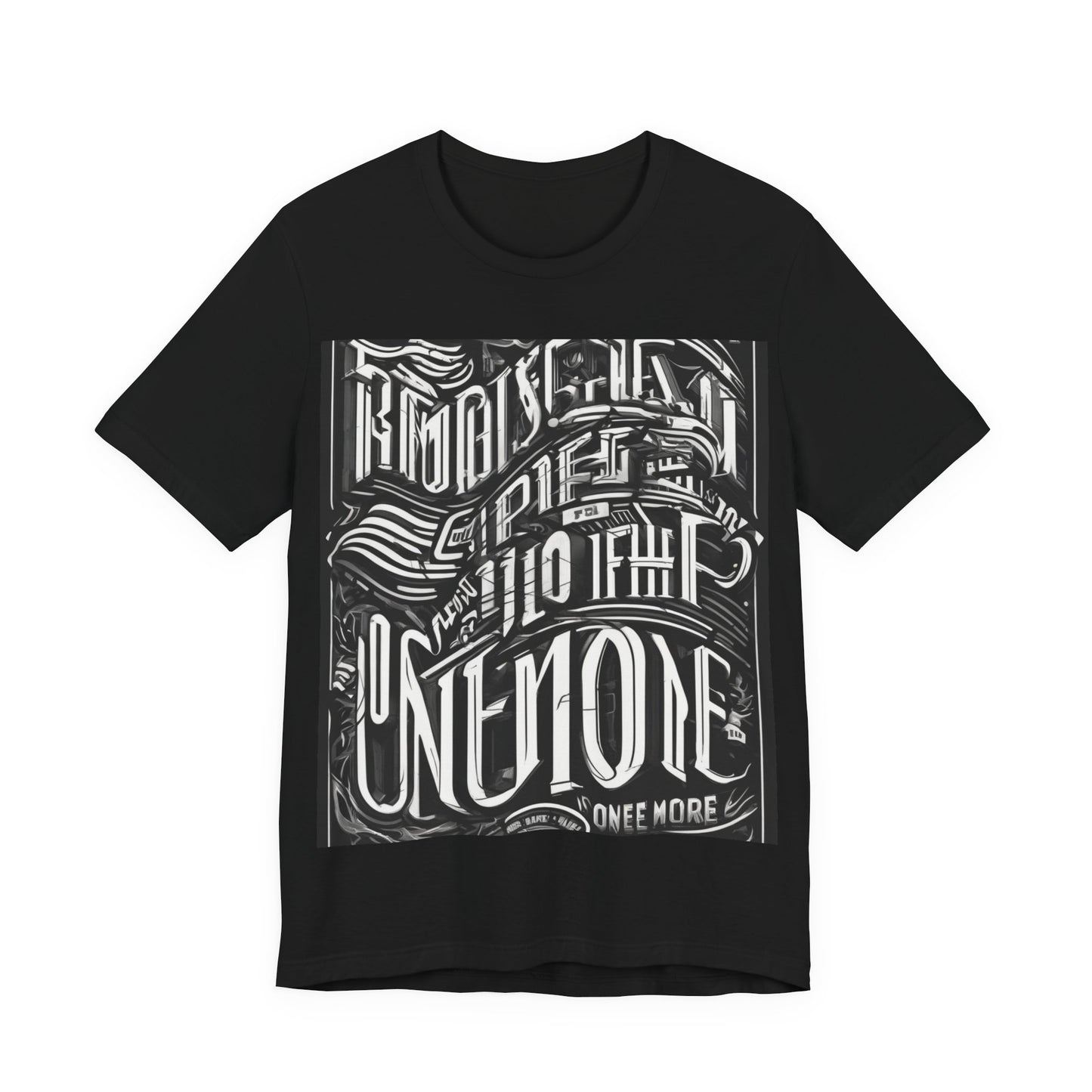 boostlete-mile-by-mile-type-one-more-split-line-art-0001 — Unisex Jersey Short Sleeve (B+C 3001)