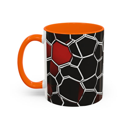 boostlete-quiet-power-pattern-hex-vector-0039 — Accent Mug 11/15oz