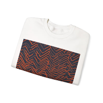 boostlete-field-day-pattern-ekg-modern-0087 — Unisex Heavy Blend Crewneck Sweatshirt (Gildan)