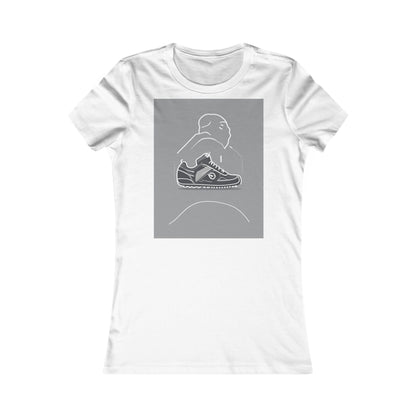 boostlete-boost-mode-icon-sneaker-offset-vector-0166 — Women's Favorite Tee (B+C 6004)