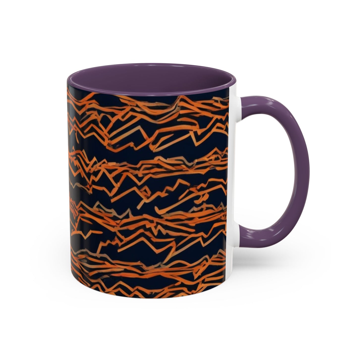 boostlete-field-day-pattern-ekg-bold-0135 — Accent Mug 11oz/15oz