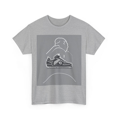 boostlete-boost-mode-icon-sneaker-offset-vector-0166 — Unisex Heavy Cotton Tee (Gildan 5000)