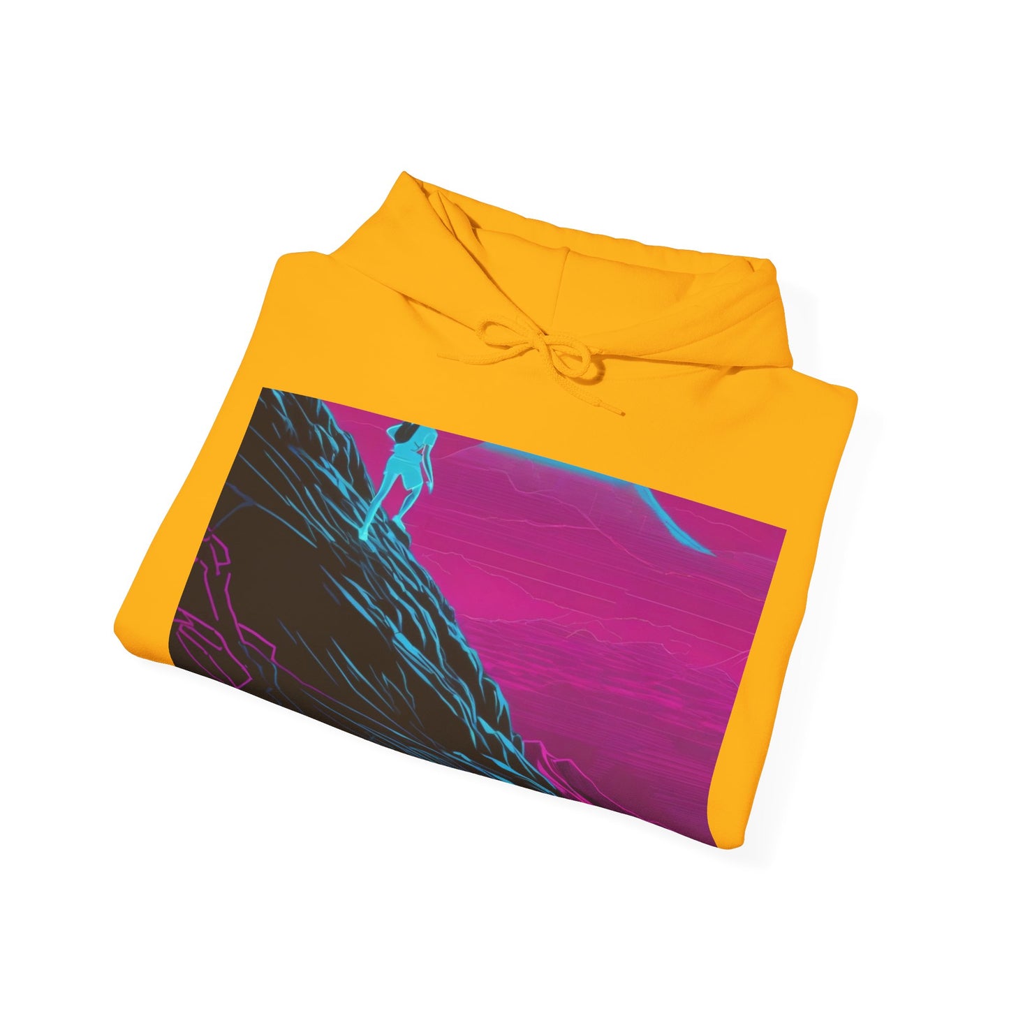 boostlete-boost-mode-scene-trail-neon-blueprint-0832 — Unisex Heavy Blend Hoodie (G18500)