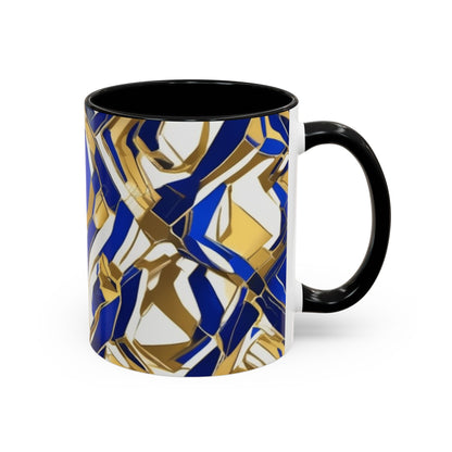 boostlete-boost-mode-pattern-hex-athletic-0611 — Accent Mug 11/15oz