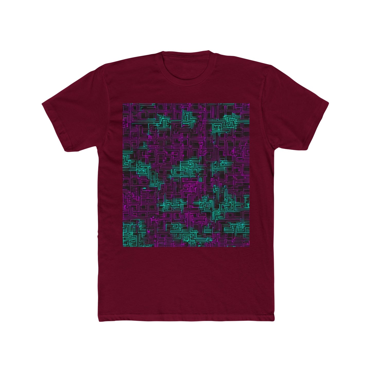 boostlete-boost-mode-pattern-plate-number-monoline-0079 — Unisex Cotton Crew Tee (NL 3600)