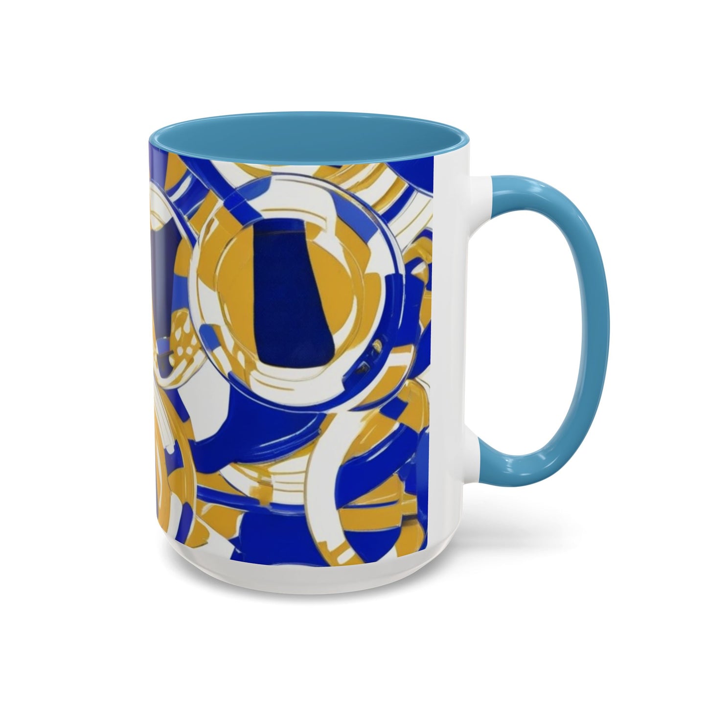 boostlete-field-day-icon-barbell-grainy-line-art-0906 — Accent Mug 11/15oz