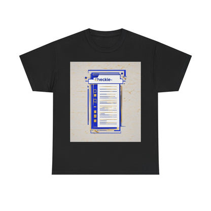 boostlete-am-crew-icon-checklist-glitch-badge-0018 — Unisex Heavy Cotton Tee (Gildan 5000)