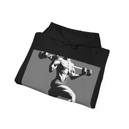 boostlete-pr-season-scene-lunge-speed-isometric-0316 — Unisex Heavy Blend Hoodie (G18500)