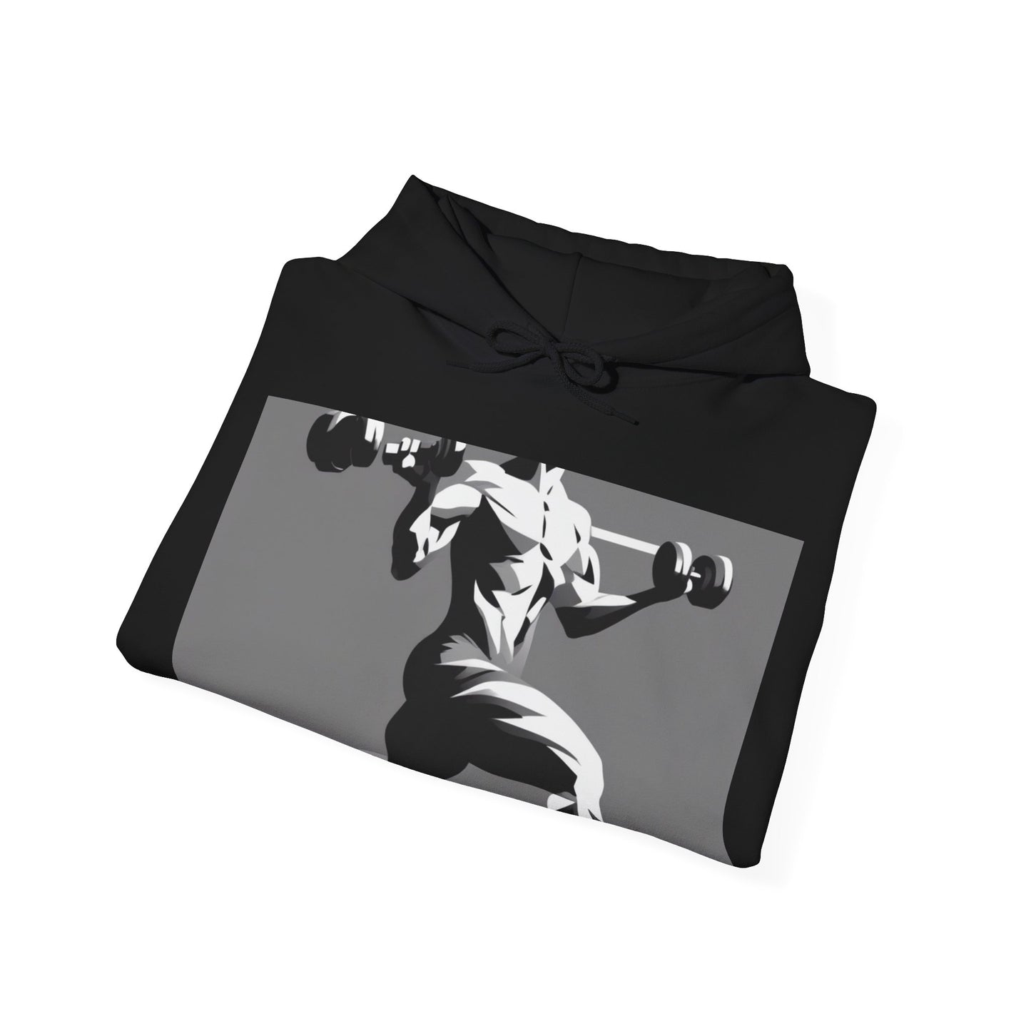 boostlete-pr-season-scene-lunge-speed-isometric-0316 — Unisex Heavy Blend Hoodie (G18500)