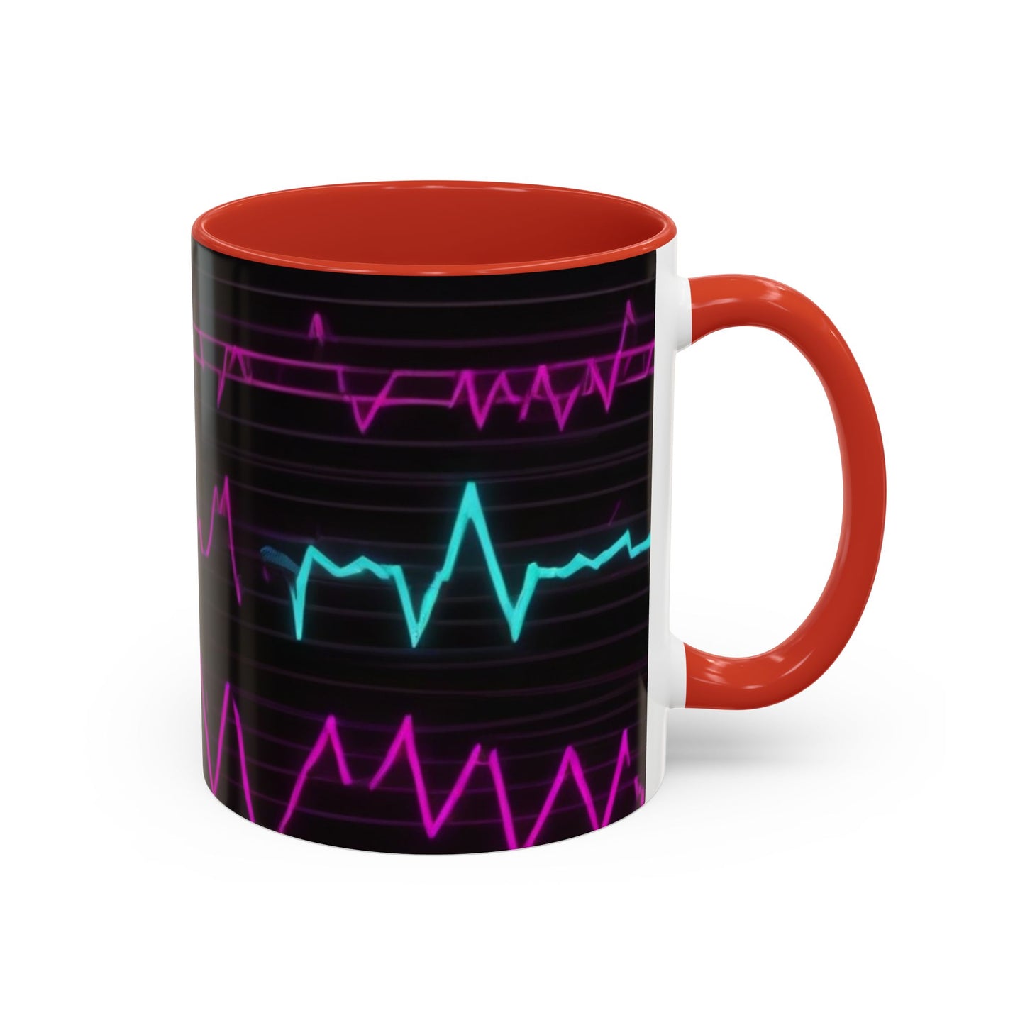 boostlete-boost-mode-pattern-ekg-modern-0111 — Accent Mug 11oz/15oz