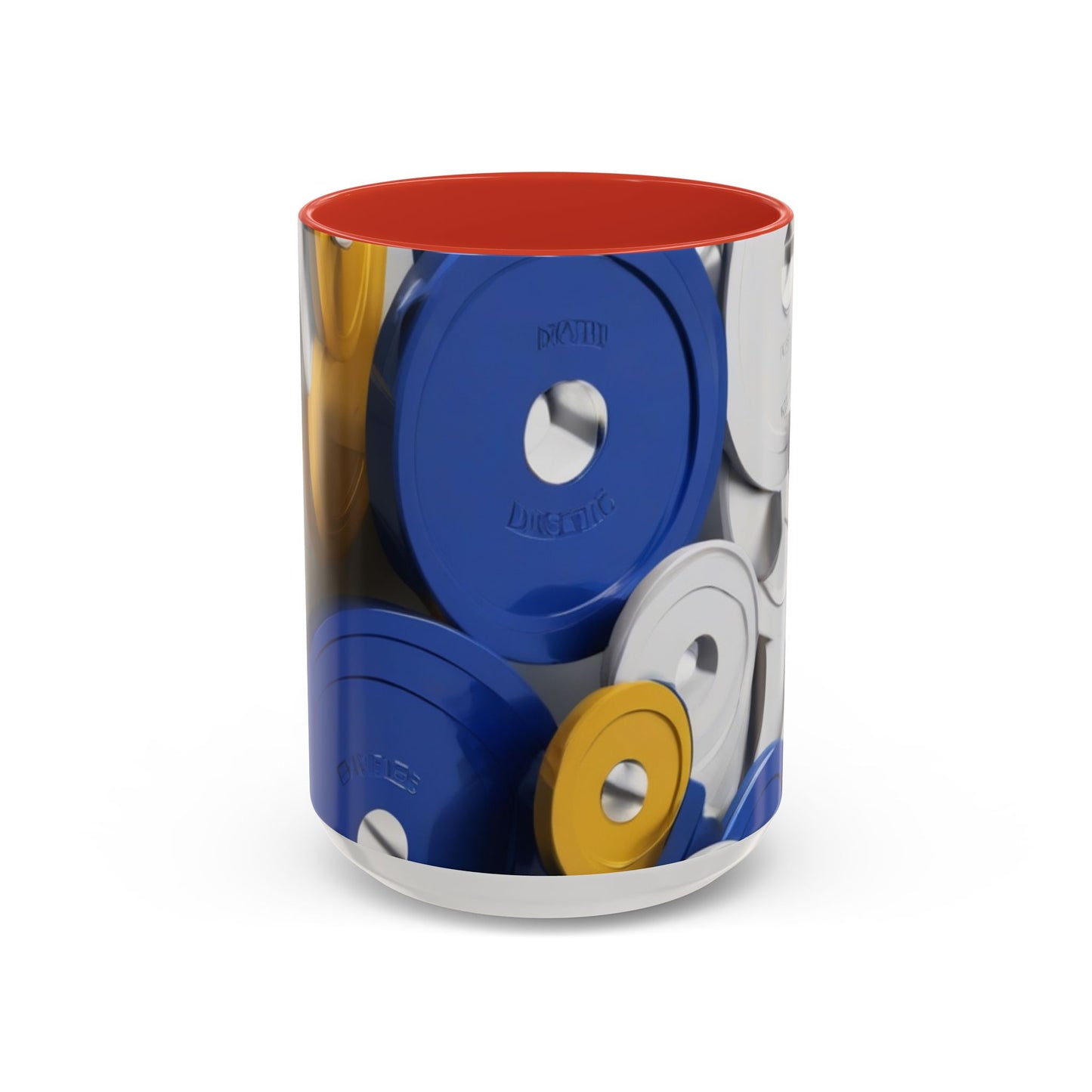 boostlete-field-day-icon-barbell-offset-geometric-0150 — Accent Mug 11oz/15oz