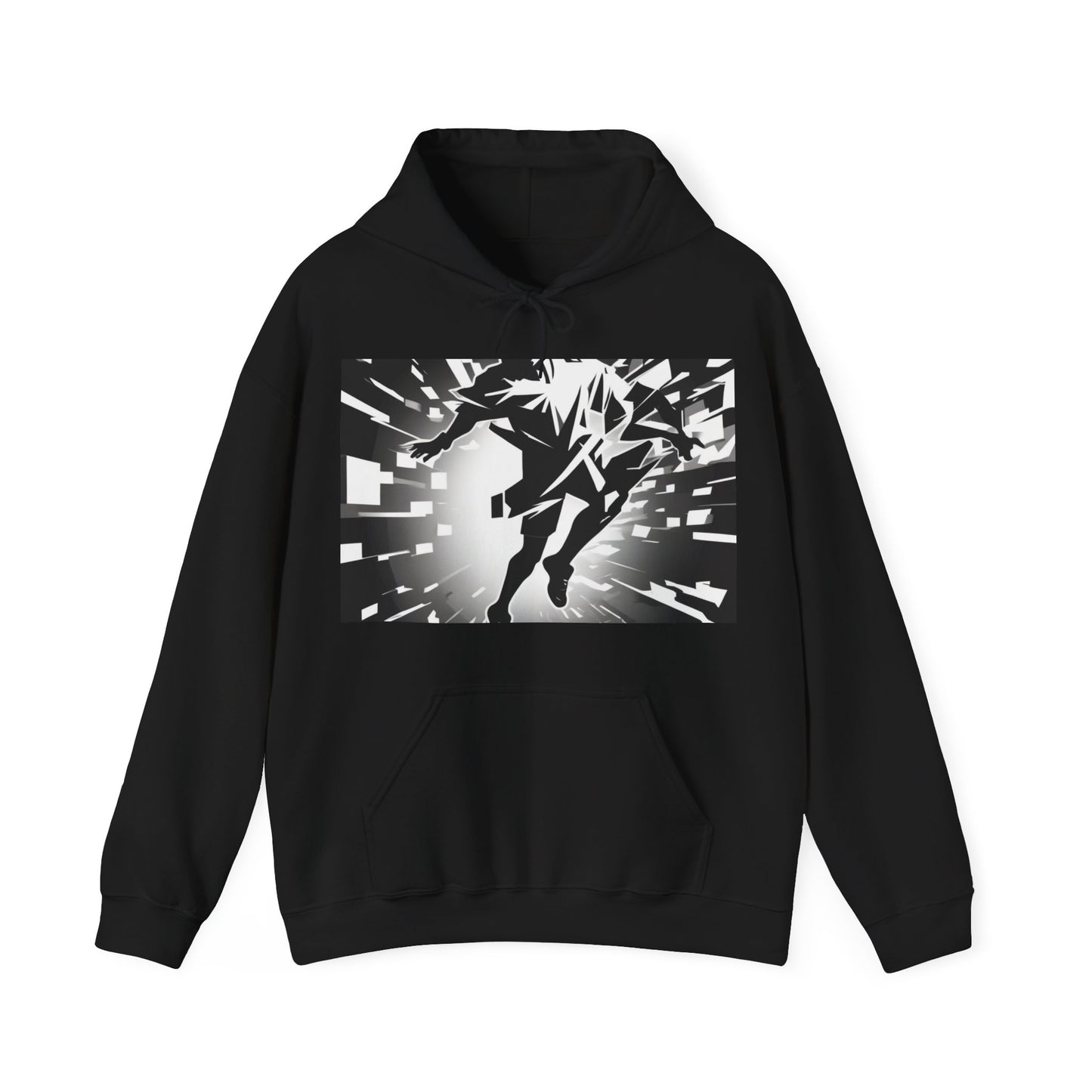 boostlete-am-crew-scene-sprinter-high-modern-0312 — Unisex Heavy Blend Hooded Sweatshirt (Gildan)