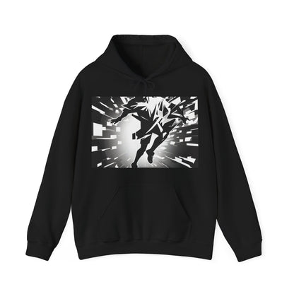 boostlete-am-crew-scene-sprinter-high-modern-0312 — Unisex Heavy Blend Hooded Sweatshirt (Gildan)