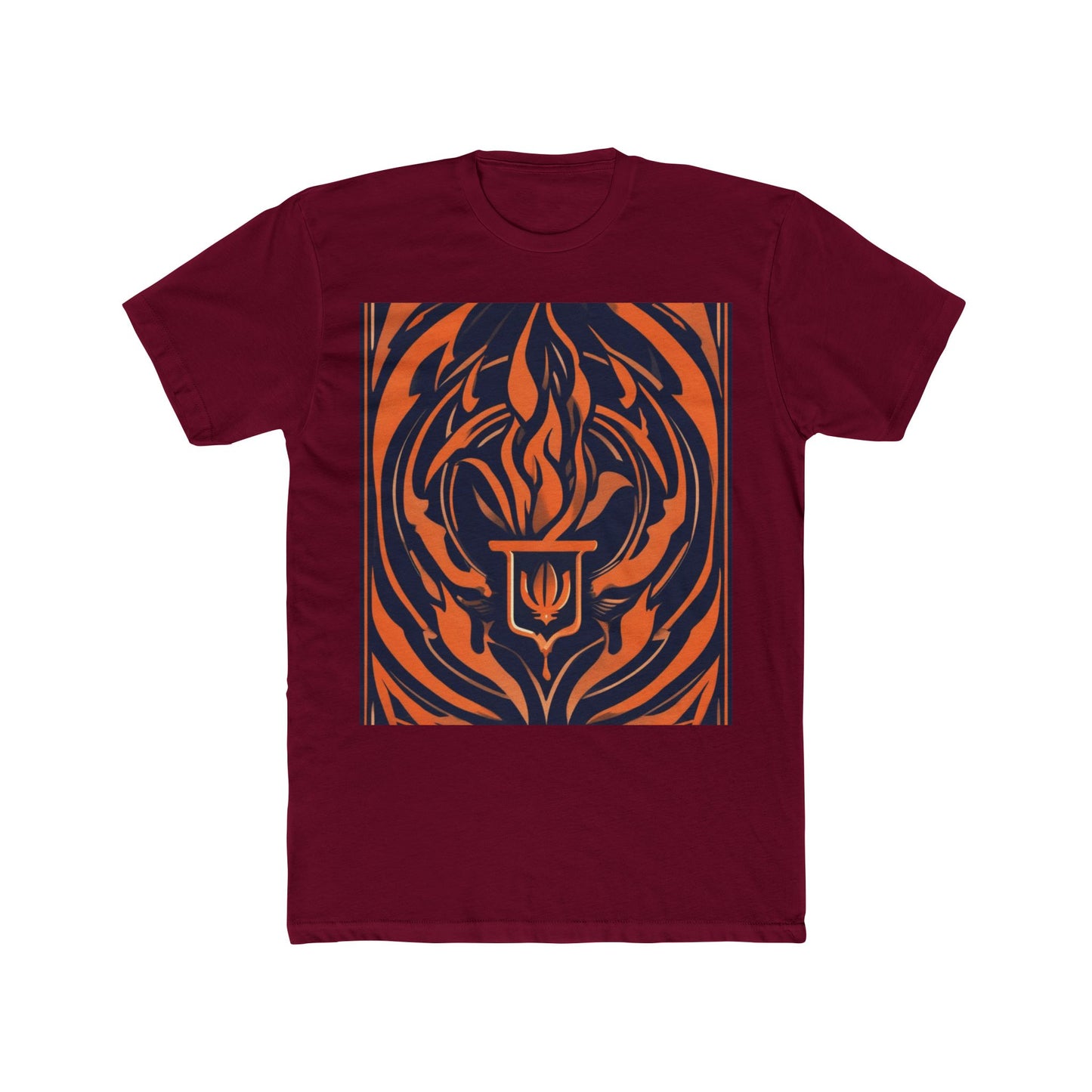 boostlete-quiet-power-icon-flame-duotone-athletic-0158 — Unisex Cotton Crew Tee (NL 3600)