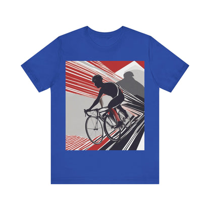 boostlete-boost-mode-scene-cyclist-speed-geometric-0208 — Unisex Jersey Short Sleeve (B+C 3001)