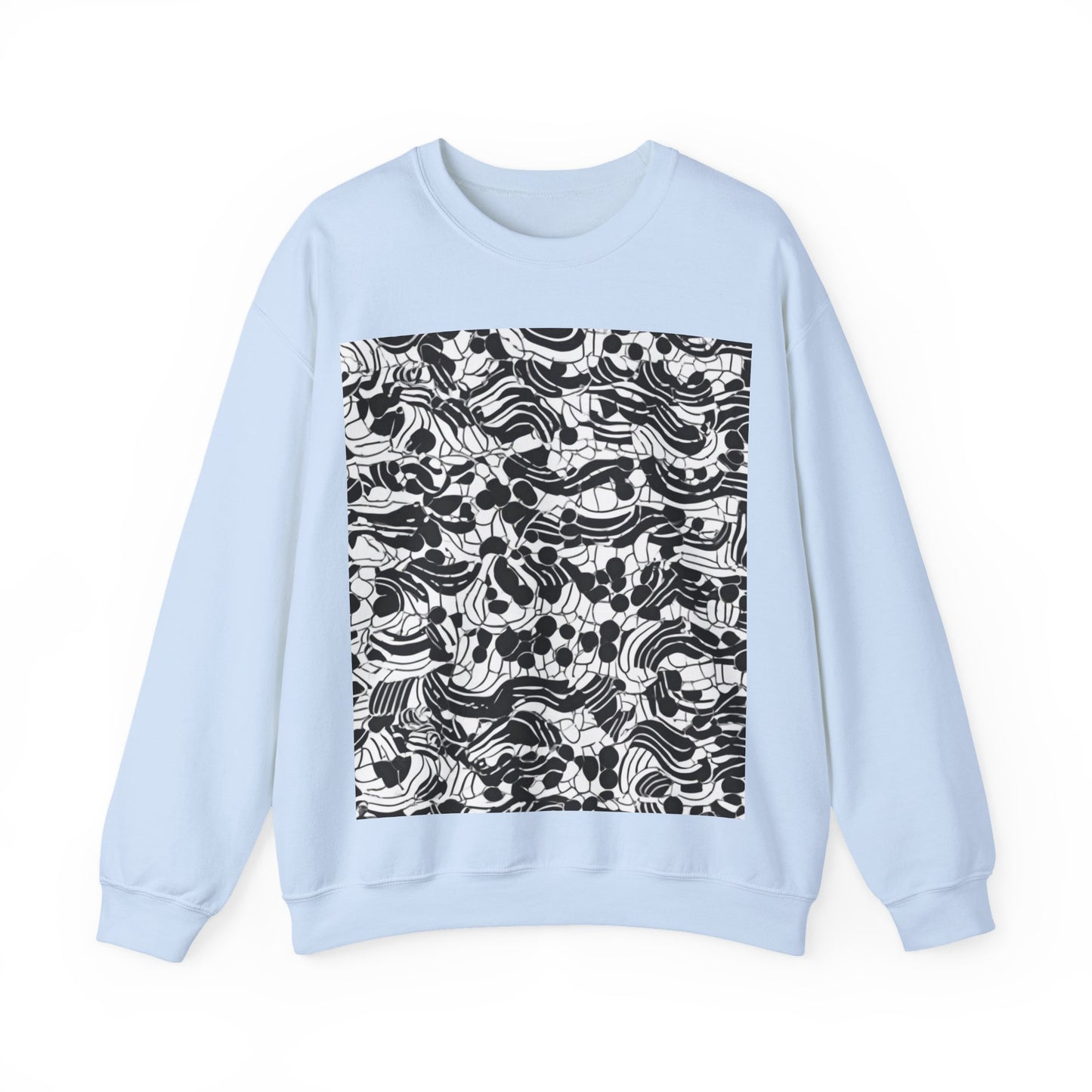 boostlete-rise-grind-pattern-dotted-line-art-0483 — Unisex Heavy Blend Crewneck (G18000)