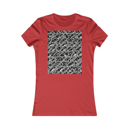 boostlete-boost-mode-pattern-stair-steps-athletic-0311 — Women's Favorite Tee (B+C 6004)