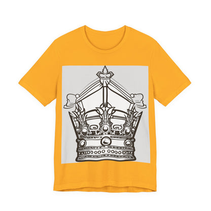 boostlete-quiet-power-icon-crown-outline-badge-0130 — Unisex Jersey Short Sleeve (B+C 3001)