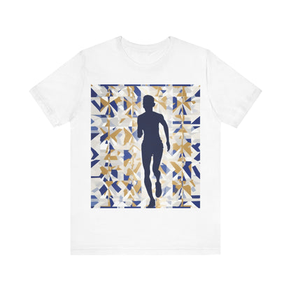 boostlete-recovery-progress-scene-marathoner-matte-geometric-0448 — Unisex Jersey Short Sleeve (B+C 3001)