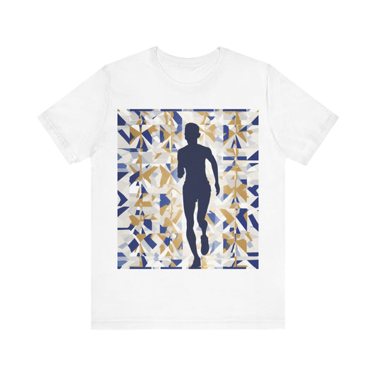 boostlete-recovery-progress-scene-marathoner-matte-geometric-0448 — Unisex Jersey Short Sleeve (B+C 3001)