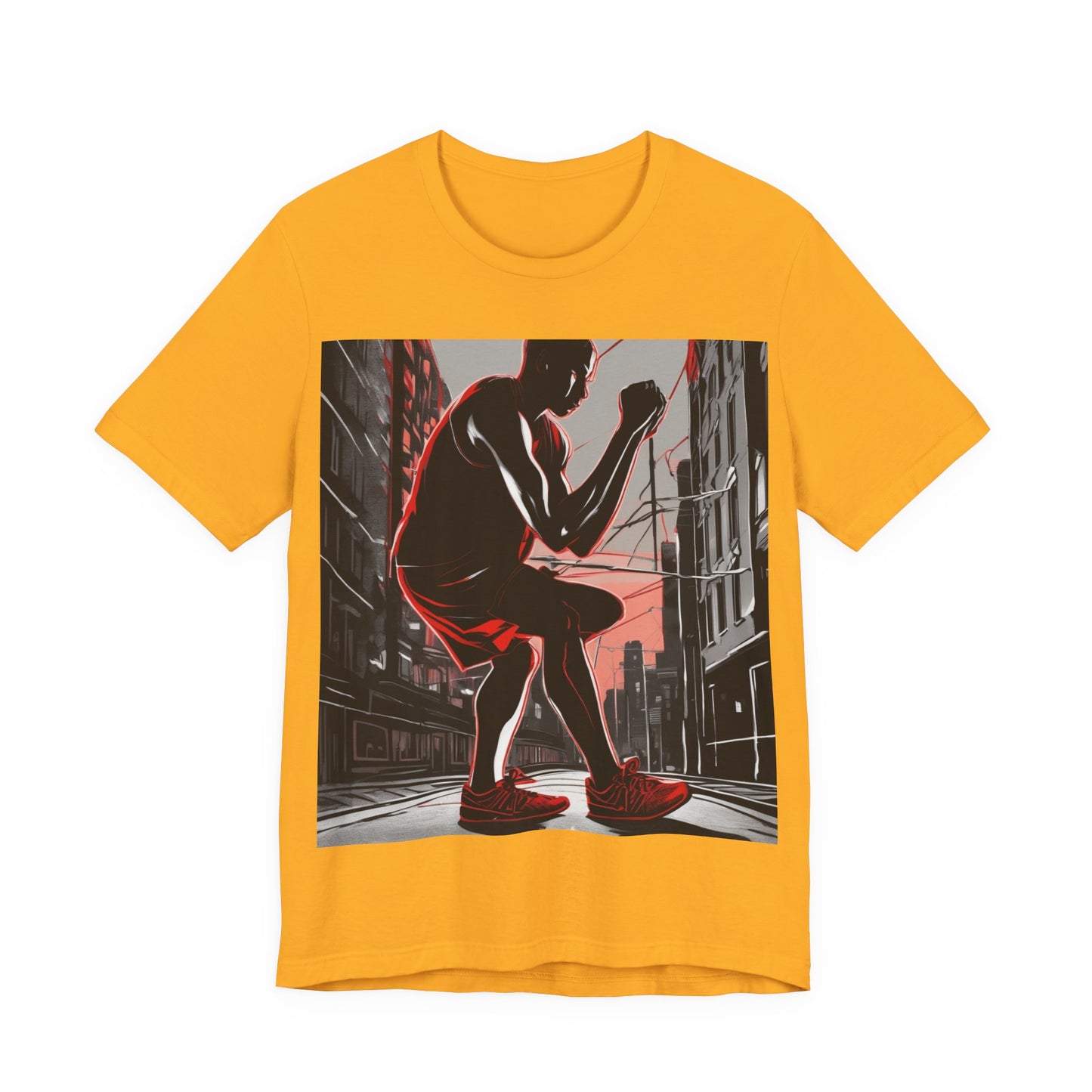 boostlete-am-crew-scene-runner-high-retro-0268 — Unisex Jersey Short Sleeve (B+C 3001)