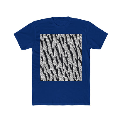 boostlete-iron-intent-pattern-micro-isometric-0199 — Unisex Cotton Crew Tee (NL 3600)