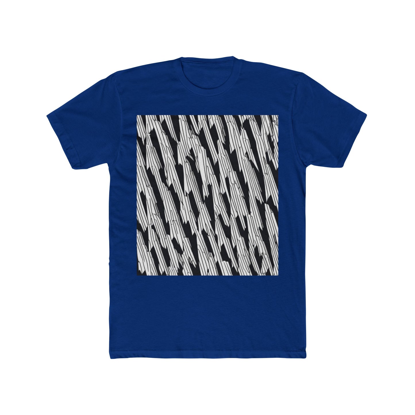 boostlete-iron-intent-pattern-micro-isometric-0199 — Unisex Cotton Crew Tee (NL 3600)
