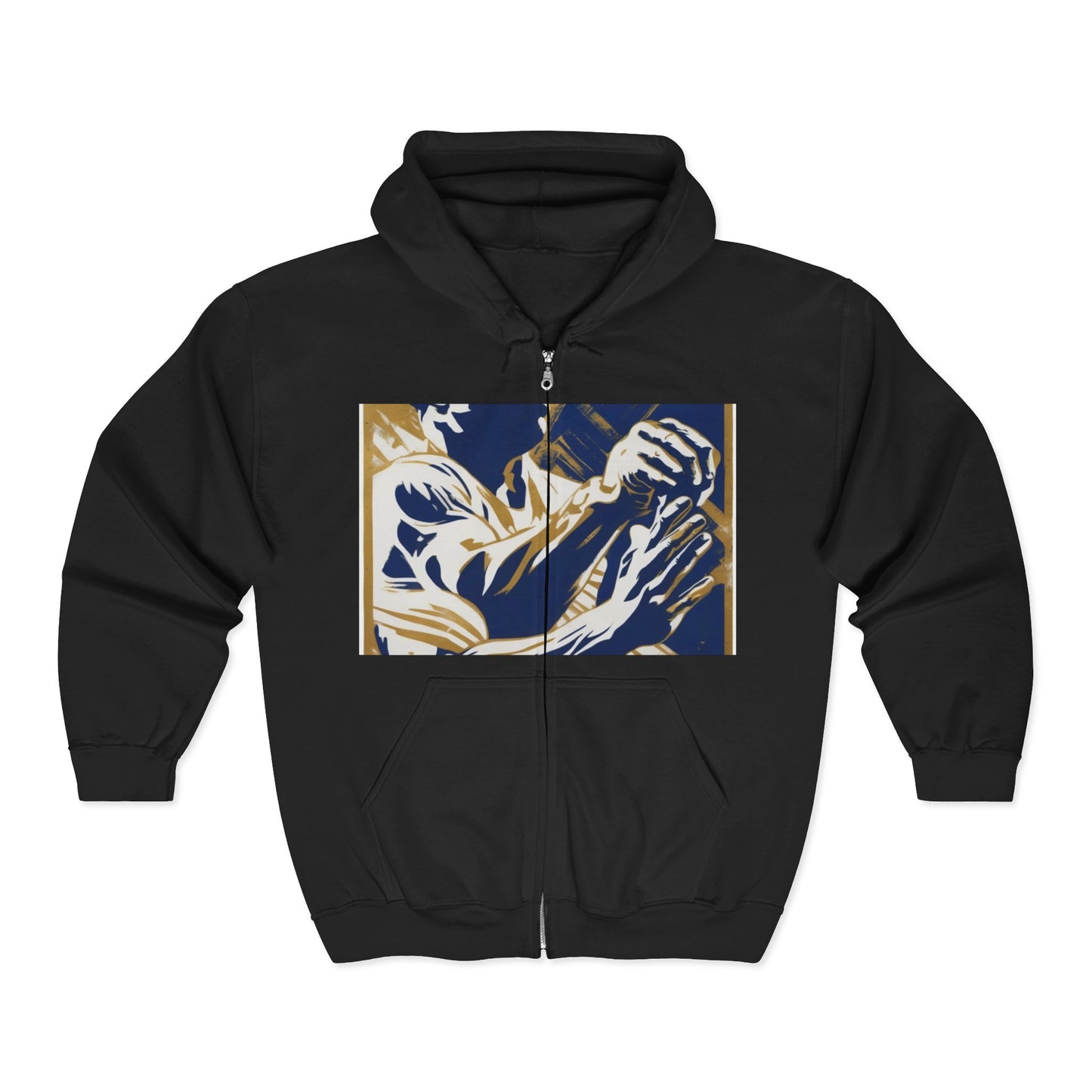 boostlete-pr-season-scene-athlete-high-industrial-0160 — Unisex Heavy Blend Full-Zip Hooded Sweatshirt