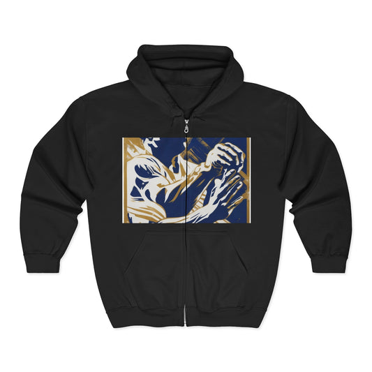 boostlete-pr-season-scene-athlete-high-industrial-0160 — Unisex Heavy Blend Full-Zip Hooded Sweatshirt