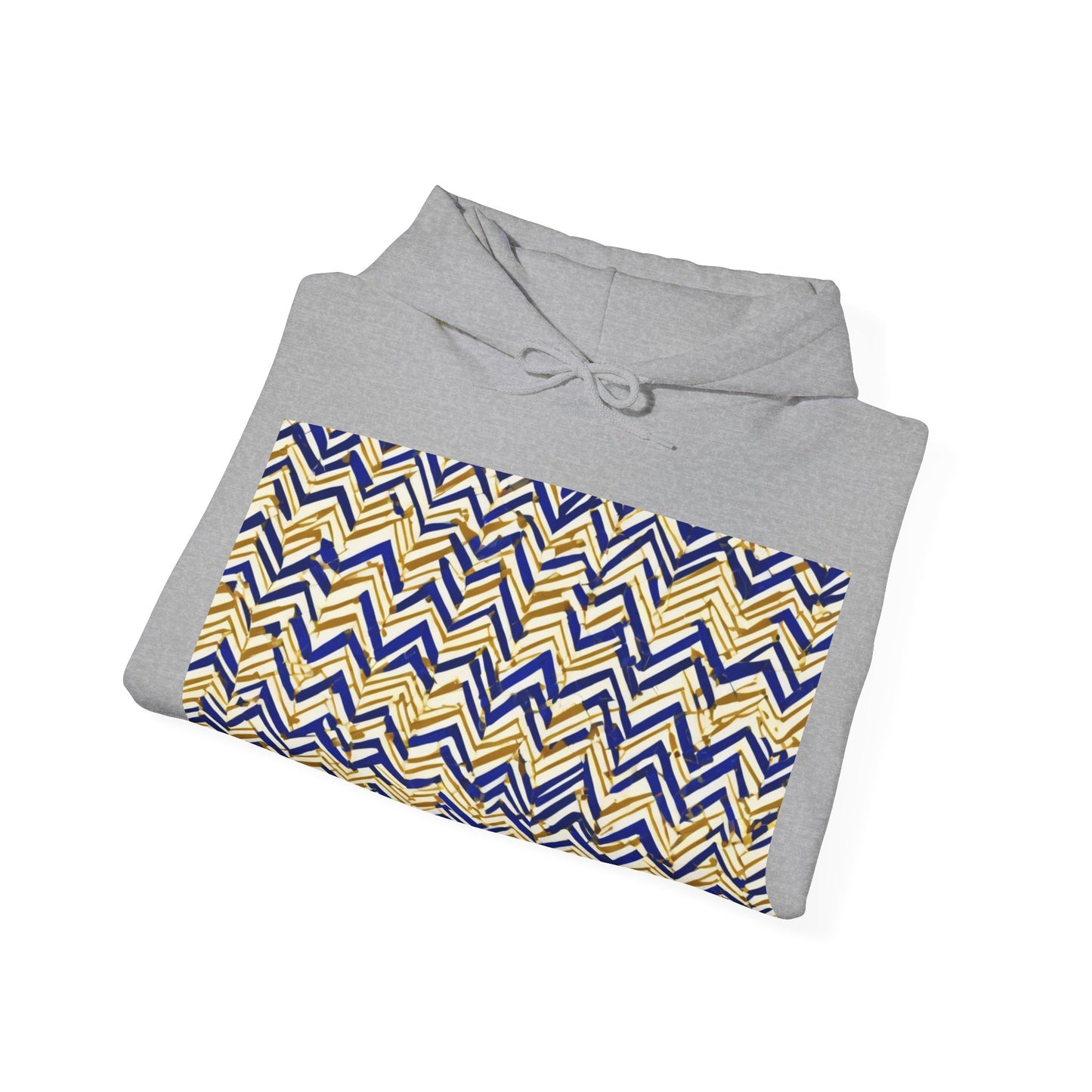 boostlete-boost-mode-pattern-ekg-line-art-0091 — Unisex Heavy Blend Hooded Sweatshirt (Gildan)