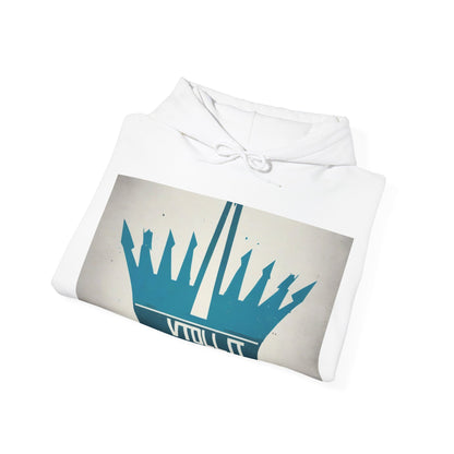 boostlete-am-crew-icon-crown-matte-industrial-0058 — Unisex Heavy Blend Hooded Sweatshirt (Gildan)