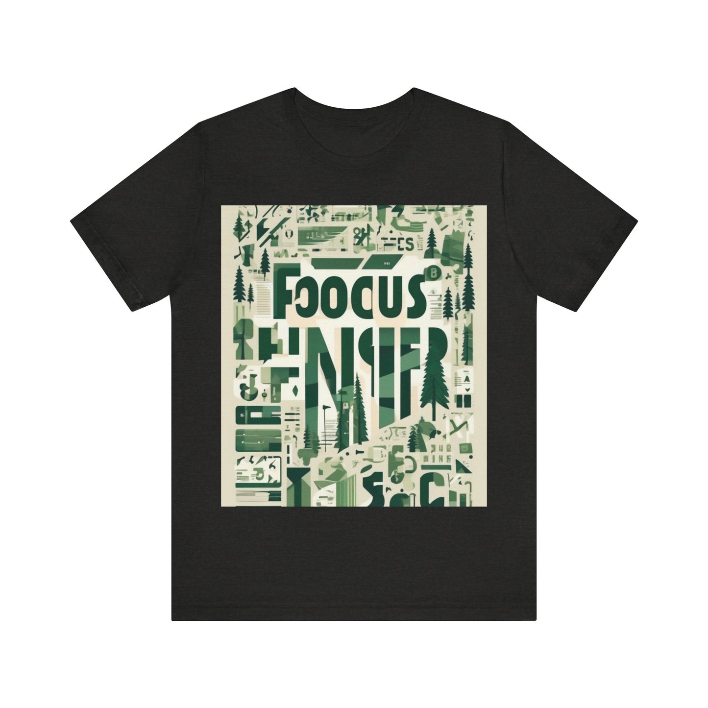 boostlete-boost-mode-type-focus-finish-banner-modern-0113 — Unisex Jersey Short Sleeve (B+C 3001)