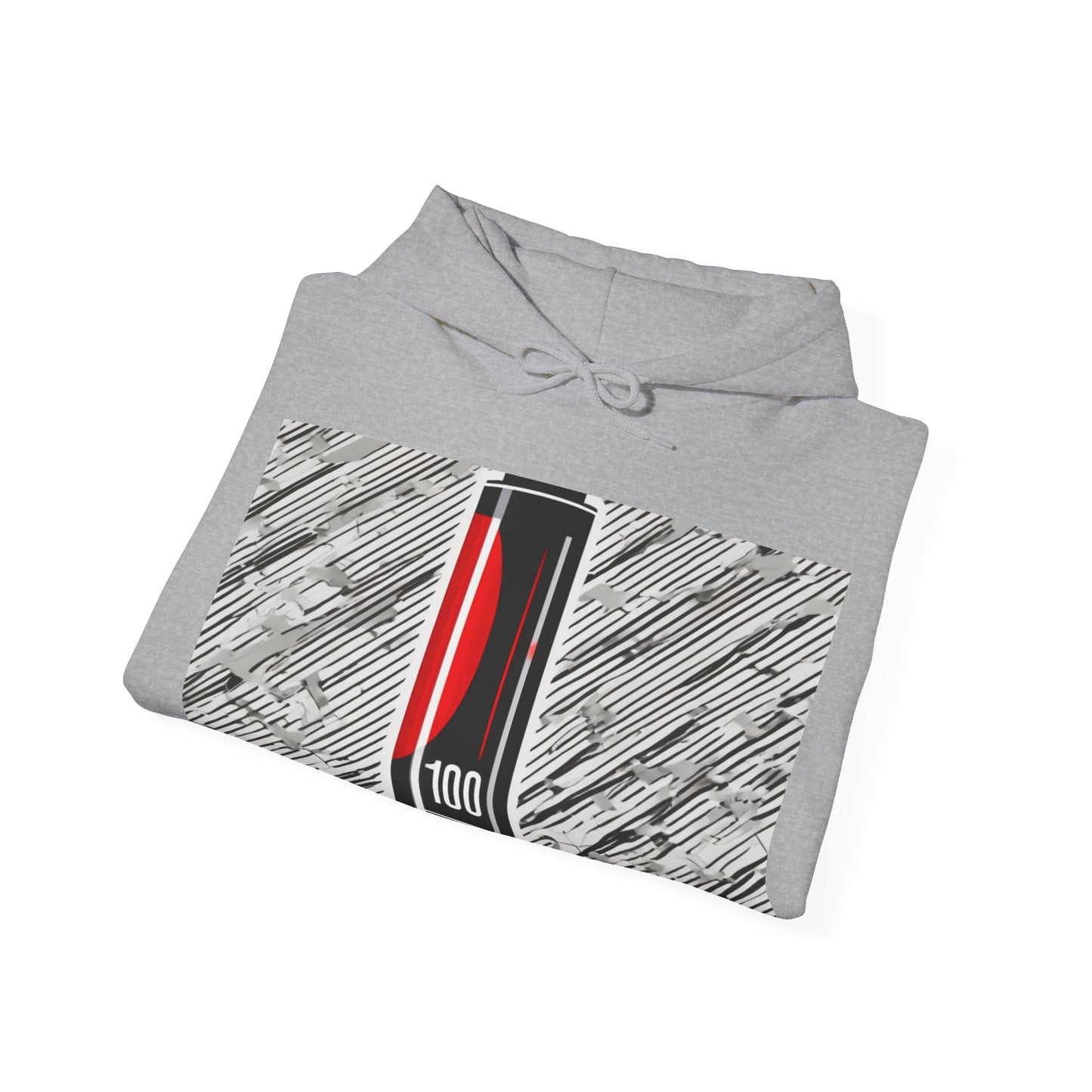 boostlete-rise-grind-icon-battery-motion-badge-0266 — Unisex Heavy Blend Hooded Sweatshirt (Gildan)