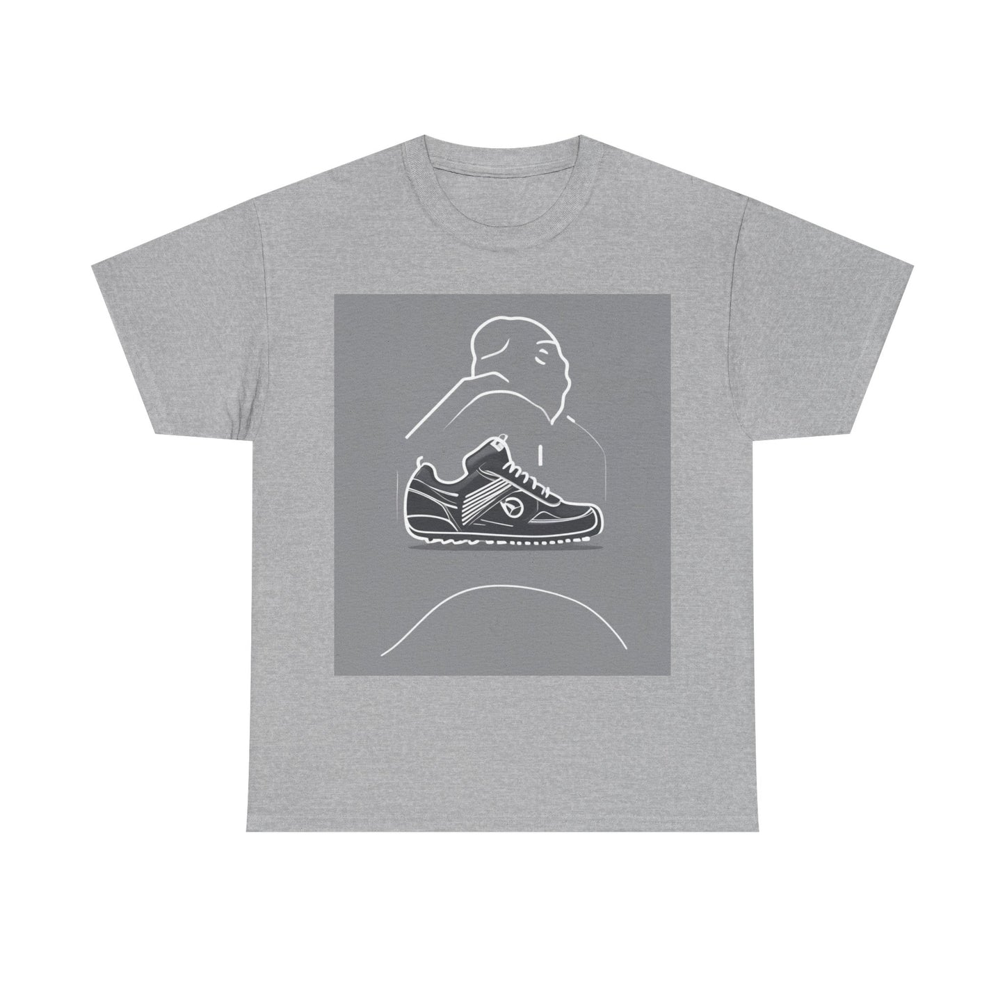 boostlete-boost-mode-icon-sneaker-offset-vector-0166 — Unisex Heavy Cotton Tee (Gildan 5000)