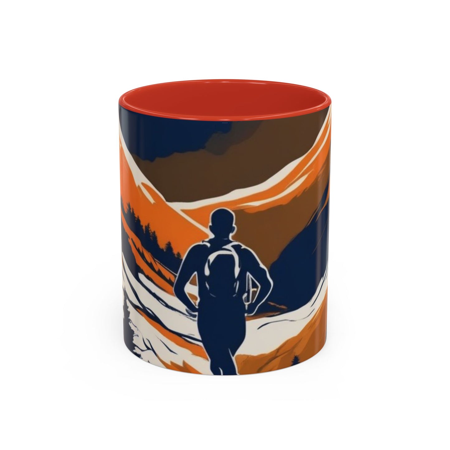 boostlete-quiet-power-scene-trail-duotone-modern-0120 — Accent Mug 11oz/15oz